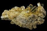 Selenite Crystal Cluster (Fluorescent) - Peru #94627-1